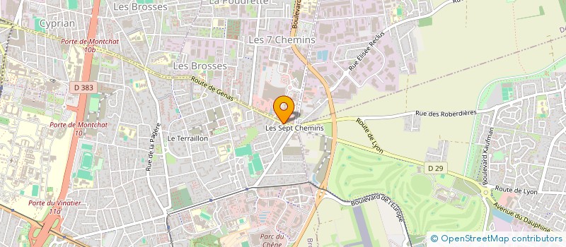 localisation de l'entreprise INDIVISION BOURRIQUAND  BRON