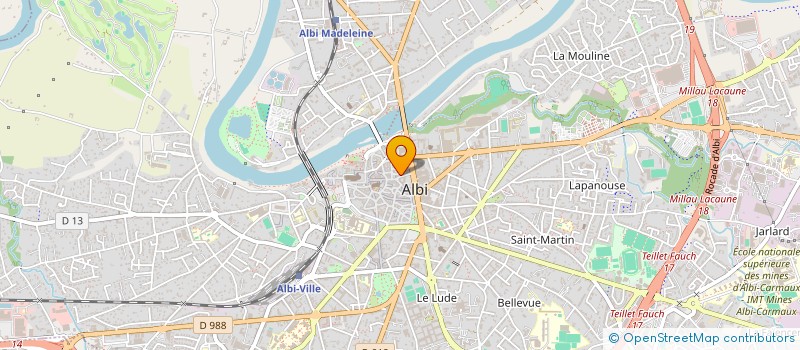 localisation de l'entreprise INDIVISION BOUSQUIE RAULHAC VAYSSE à ALBI