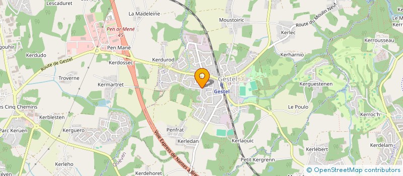 localisation de l'entreprise INDIVISION BOUSSARD DELORME  GESTEL