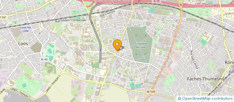 localisation de l'entreprise INDIVISION BOUSSOUFI NORMAND à LILLE