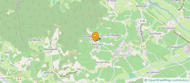 localisation de l'entreprise INDIVISION BOUTARIN H ET P à BEAUJEU