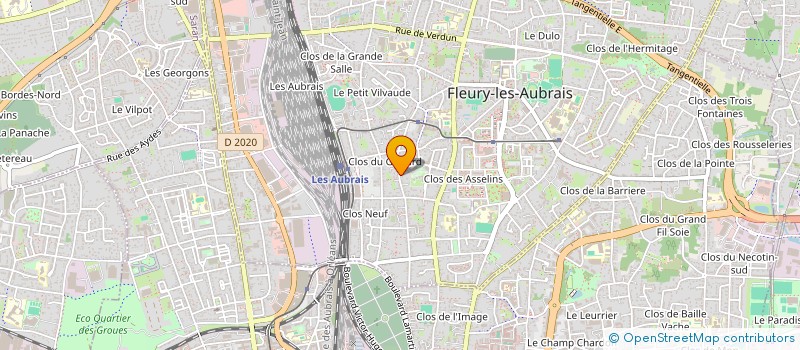 localisation de l'entreprise INDIVISION BOUTELOUP ESSOME NGODI à FLEURY-LES-AUBRAIS