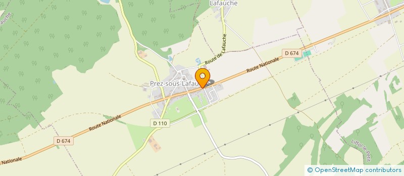 localisation de l'entreprise INDIVISION BOUTHIER à PREZ-SOUS-LAFAUCHE