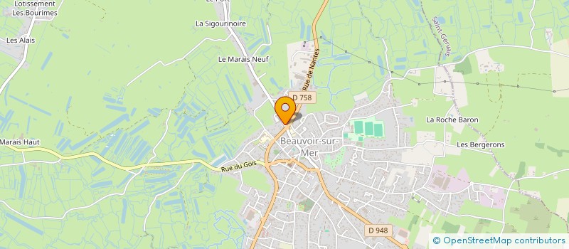 localisation de l'entreprise INDIVISION BOUTOLLEAU  BEAUVOIR-SUR-MER