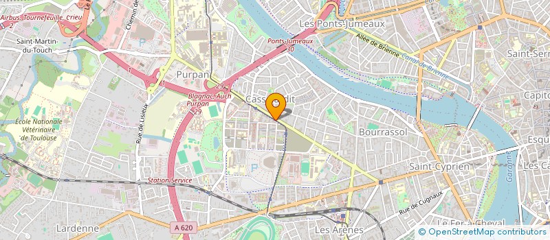 localisation de l'entreprise INDIVISION BOUTONNET- BIENAIME à TOULOUSE