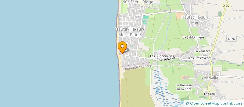 localisation de l'entreprise INDIVISION BOUTTE  HAUTEVILLE-SUR-MER