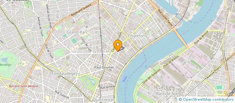 localisation de l'entreprise INDIVISION BOUTY MARTINIE  BORDEAUX