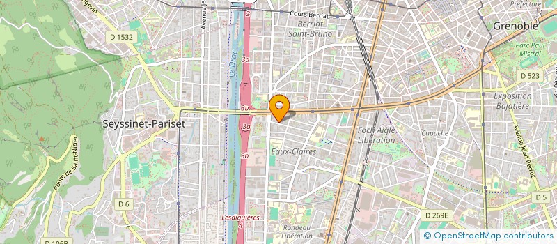 localisation de l'entreprise INDIVISION BOUVARD KAY  GRENOBLE