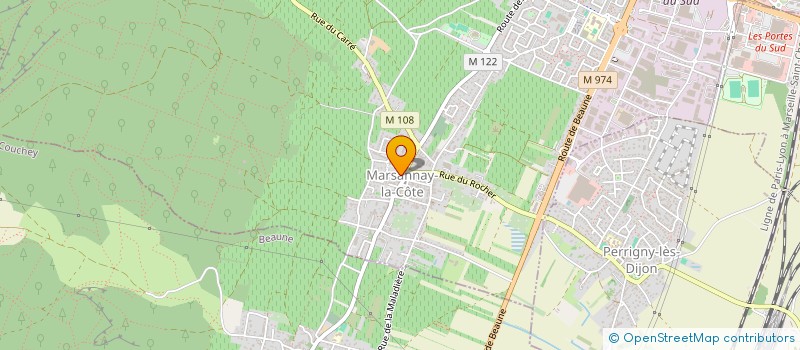 localisation de l'entreprise INDIVISION BOUVIER CHRISTIAN ET FABIENNE à MARSANNAY-LA-COTE