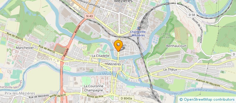 localisation de l'entreprise INDIVISION BOUVIER ROBOT à CHARLEVILLE-MEZIERES