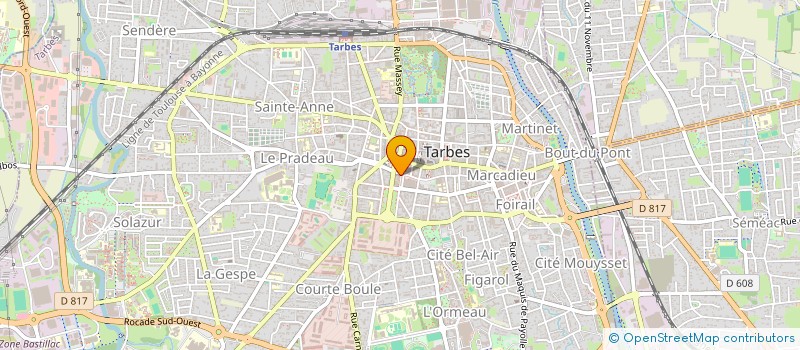 localisation de l'entreprise INDIVISION BOUZIGUES-MATHY  TARBES