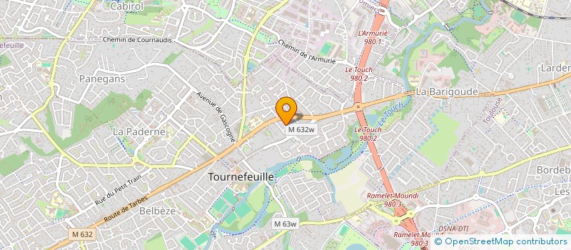 localisation de l'entreprise INDIVISION BOUZINAC  TOURNEFEUILLE