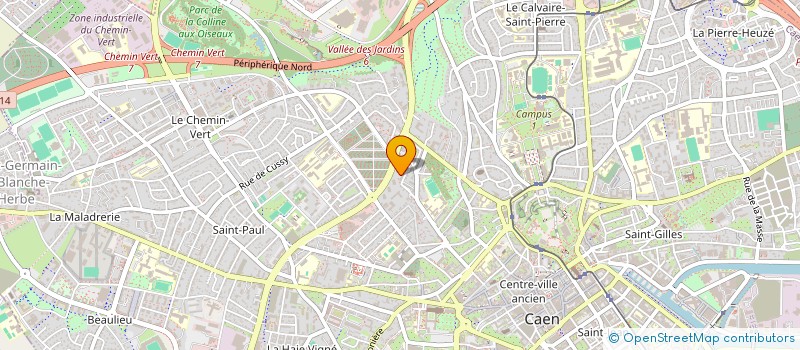 localisation de l'entreprise INDIVISION BOVE ARCA à CAEN