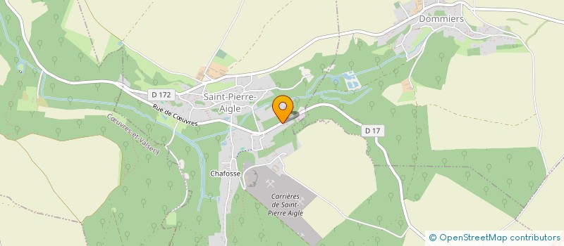 localisation de l'entreprise INDIVISION BOVE BLECHET ET BOVE ANDRE  SAINT PIERRE AIGLE