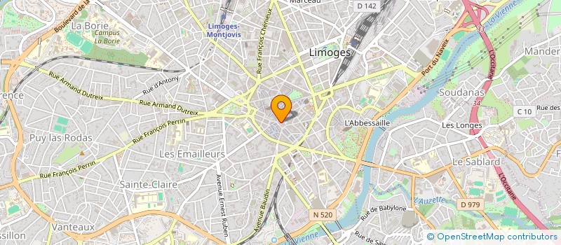localisation de l'entreprise INDIVISION BOYER-LAFAURIE à LIMOGES