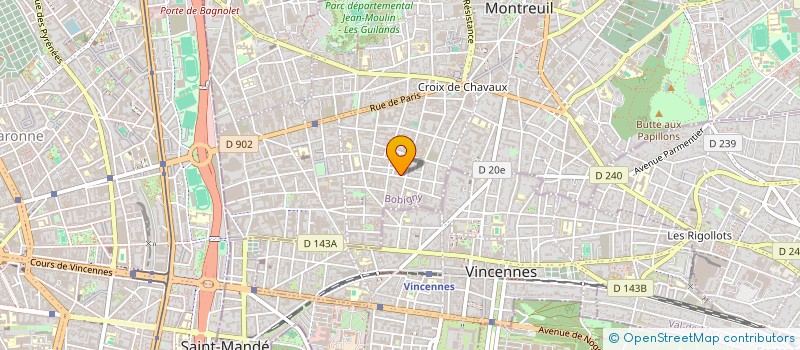 localisation de l'entreprise INDIVISION BOYERA OUESLATI  MONTREUIL