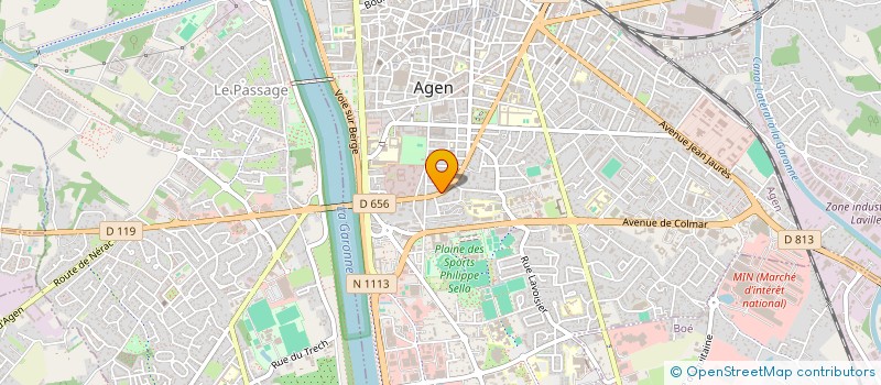 localisation de l'entreprise INDIVISION BOZZA BOLZONELLA  AGEN