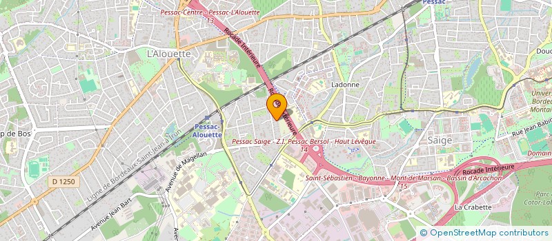 localisation de l'entreprise INDIVISION BOZZANI à PESSAC