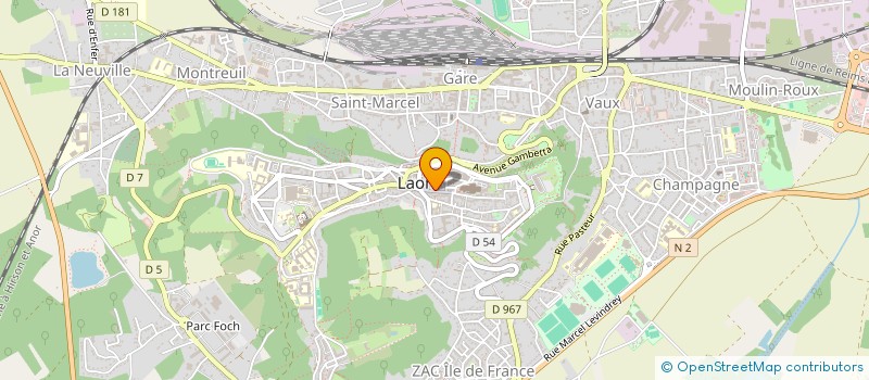 localisation de l'entreprise INDIVISION BRABANT à LAON