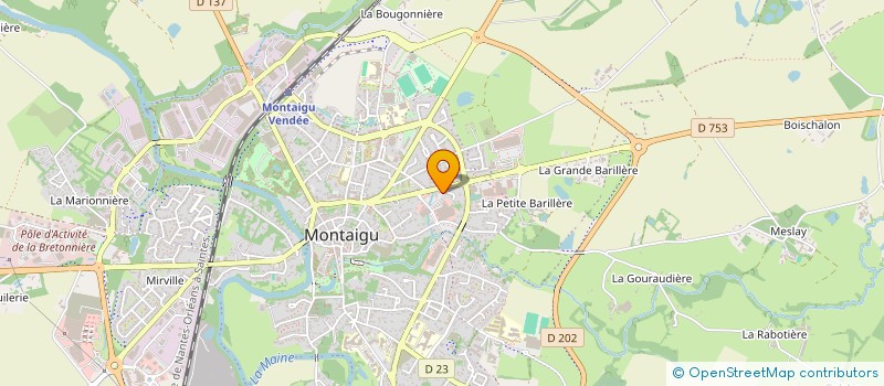 localisation de l'entreprise INDIVISION BRACHET à MONTAIGU-VENDEE