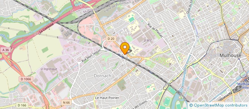 localisation de l'entreprise INDIVISION BRADICEANU  MULHOUSE