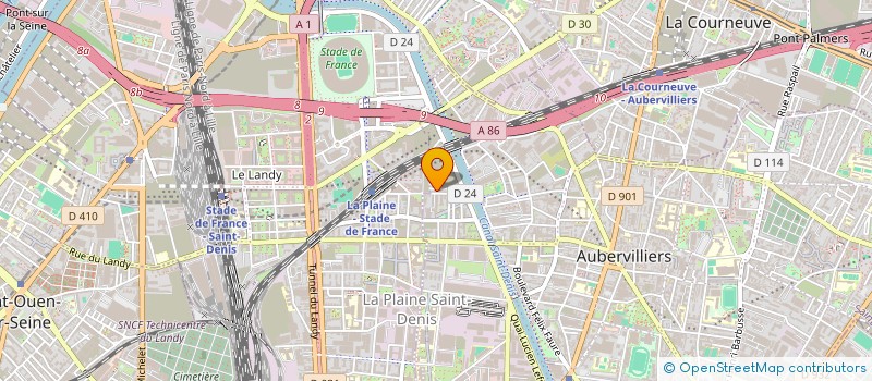 localisation de l'entreprise INDIVISION BRAHMI REMILI  AUBERVILLIERS