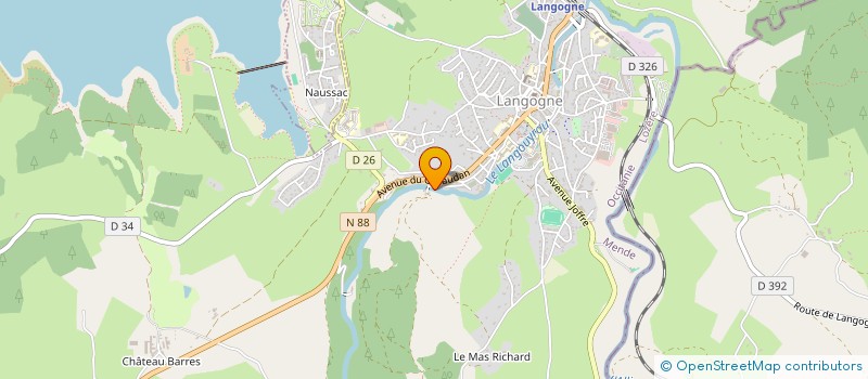 localisation de l'entreprise INDIVISION BRAJON  LANGOGNE