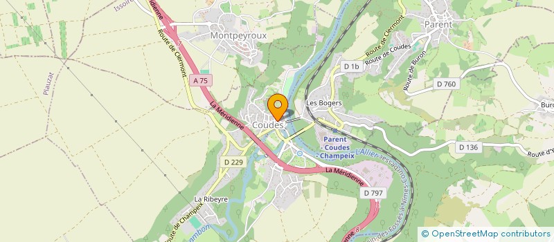 localisation de l'entreprise INDIVISION BRANDOMIR GREMILLET  COUDES