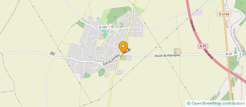 localisation de l'entreprise INDIVISION BRANLARD GOUSSET  TROUY