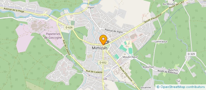 localisation de l'entreprise INDIVISION BRAQUESSAC  MIMIZAN