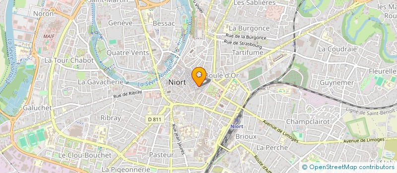 localisation de l'entreprise INDIVISION BRARD  NIORT