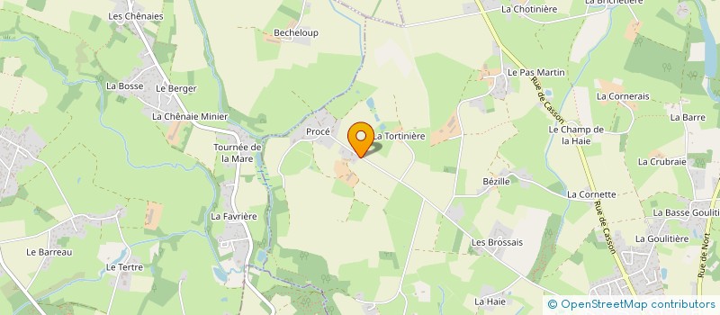 localisation de l'entreprise INDIVISION BRARD JEAN-YVES ET JACQUES  SUCE-SUR-ERDRE