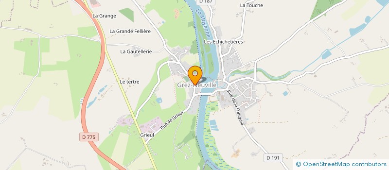 localisation de l'entreprise INDIVISION BRAUD à GREZ-NEUVILLE