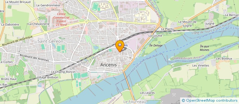 localisation de l'entreprise INDIVISION BRAUD  ANCENIS-SAINT-GEREON