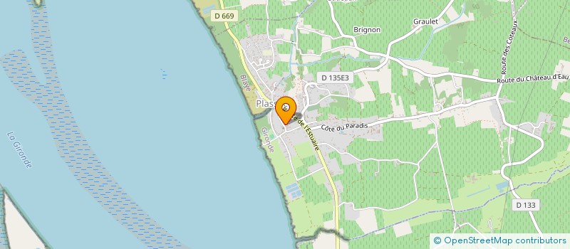 localisation de l'entreprise INDIVISION BRAUD  PLASSAC