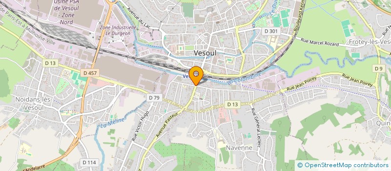 localisation de l'entreprise INDIVISION BRAUD à VESOUL