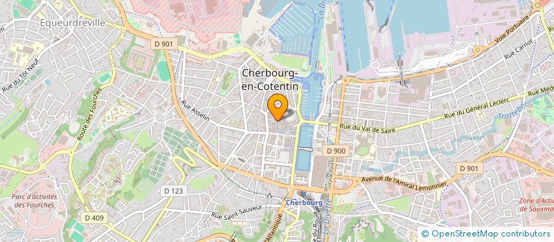 localisation de l'entreprise INDIVISION BRAUN à CHERBOURG-EN-COTENTIN