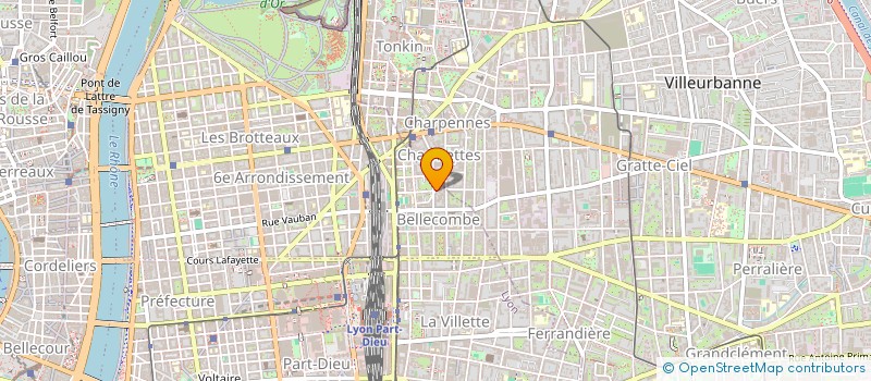 localisation de l'entreprise INDIVISION BRAZ CHOREIN  LYON