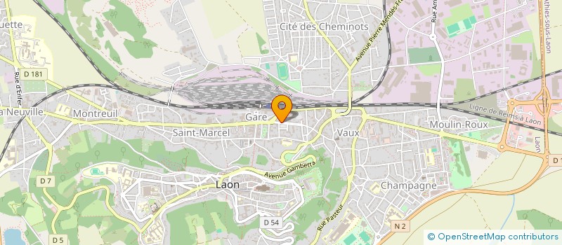 localisation de l'entreprise INDIVISION BRAZIER à LAON