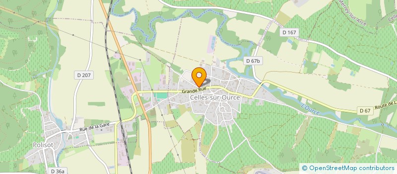localisation de l'entreprise INDIVISION BREAUDAT GEORGETTE à CELLES-SUR-OURCE
