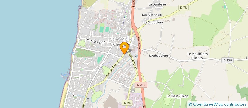 localisation de l'entreprise INDIVISION BREHIER SIMON  SAINT-MICHEL-CHEF-CHEF