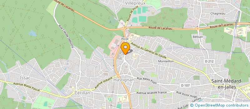 localisation de l'entreprise INDIVISION BREMONT  SAINT-MEDARD-EN-JALLES