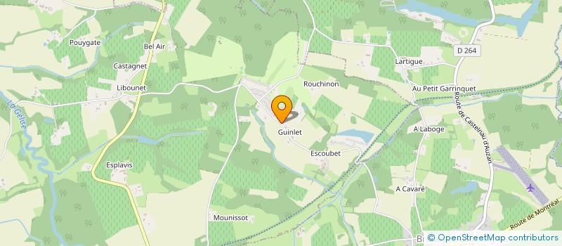 localisation de l'entreprise INDIVISION BREMONT CARRE  EAUZE