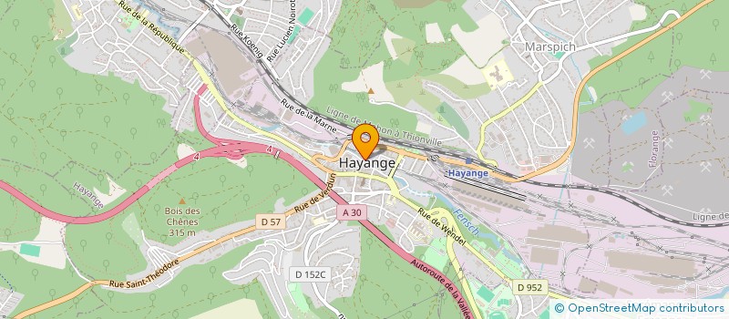 localisation de l'entreprise INDIVISION BRENNEMANN DIDIER ET ANDRE  HAYANGE