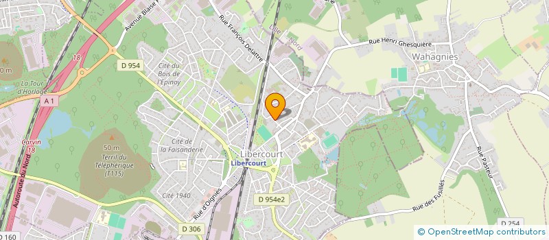 localisation de l'entreprise INDIVISION BRESCHARD JEAN MARC&MICHEL  LIBERCOURT