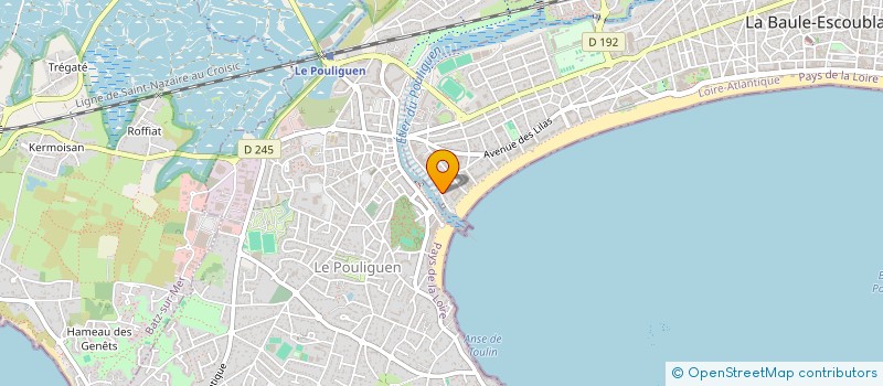 localisation de l'entreprise INDIVISION BRETECHE NIGET à LA BAULE-ESCOUBLAC