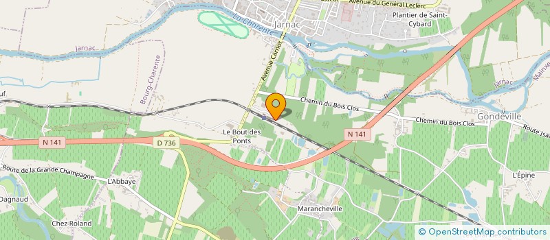 localisation de l'entreprise INDIVISION BRETON  MAINXE-GONDEVILLE