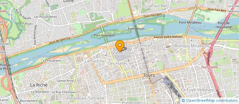 localisation de l'entreprise INDIVISION BRETONNEAU  TOURS