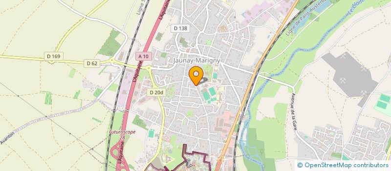 localisation de l'entreprise INDIVISION BREUIL  JAUNAY-MARIGNY