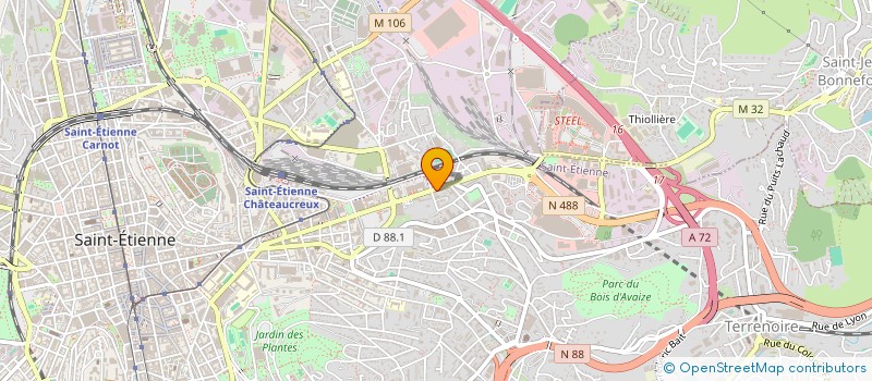 localisation de l'entreprise INDIVISION BREUIL BOUCHUT  SAINT-ETIENNE